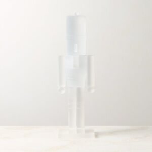 New! CB2 Frosted Acrylic Nutcracker